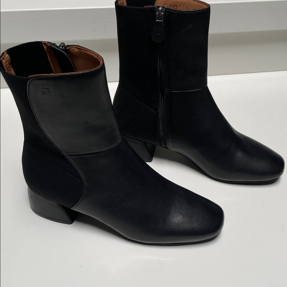 Gentle Souls. Black Ankle Boots.